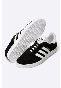 adidas Originals - Buty Gazelle BB5476 BB5476-CBLACK. Nosek buta: okrągły. Kolor: czarny. Szerokość cholewki: normalna. Model: Adidas Gazelle #4