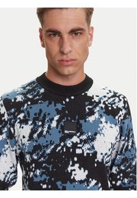Karl Lagerfeld Jeans Sweter A3M18004 Kolorowy Regular Fit. Materiał: bawełna. Wzór: kolorowy #3