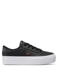 Lacoste Sneakersy Ziane Platform 123 1 Cfa 745CFA0013312 Czarny. Kolor: czarny. Materiał: skóra. Obcas: na platformie