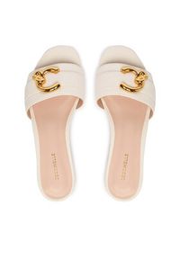 Coccinelle Klapki C-Me E4 SB3 17 01 01 Biały. Kolor: biały. Materiał: skóra #6
