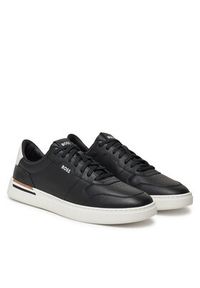 BOSS Sneakersy Clint 50542538 Czarny. Kolor: czarny. Materiał: skóra