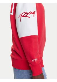 Pepe Jeans Bluza Red Bull Racing Panel Team RL580010 Czerwony Relaxed Fit. Kolor: czerwony. Materiał: bawełna
