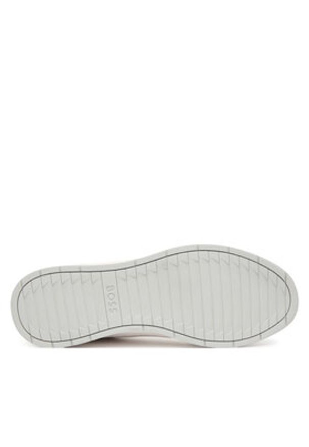 BOSS Sneakersy Nitan 50548658 Biały. Kolor: biały. Materiał: skóra