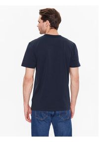 Woolrich T-Shirt Painted Zavikon CFWOTE0099MRUT2926 Granatowy Regular Fit. Kolor: niebieski. Materiał: bawełna