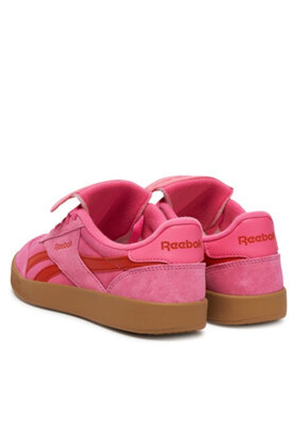 Reebok Sneakersy SMASH EDGE KILTY 100241116 Różowy. Kolor: różowy. Materiał: skóra, zamsz