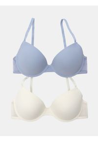 Sinsay - Prążkowane biustonosze 2 pack - wielobarwny. Materiał: prążkowany