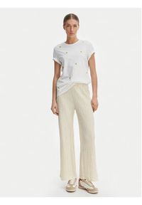 only - ONLY T-Shirt Ketty 15288473 Biały Regular Fit. Kolor: biały. Materiał: bawełna #3