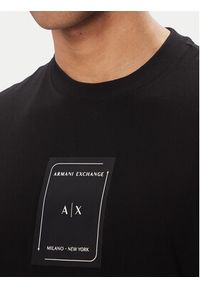 Armani Exchange T-Shirt XM000570 AF10356 UC001 Czarny Regular Fit. Kolor: czarny. Materiał: bawełna