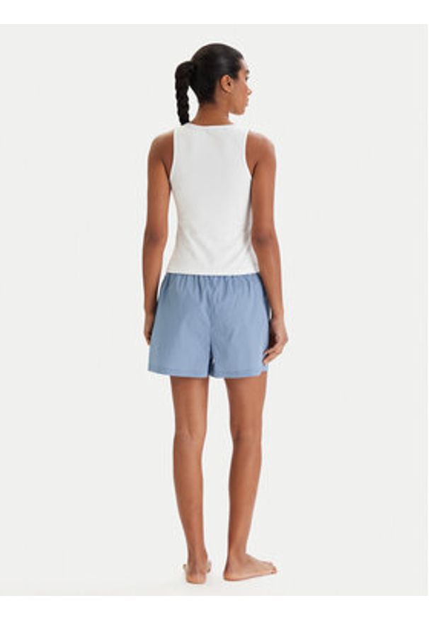 Karl Lagerfeld - KARL LAGERFELD Piżama B1W45008 Biały Regular Fit. Kolor: biały. Materiał: bawełna