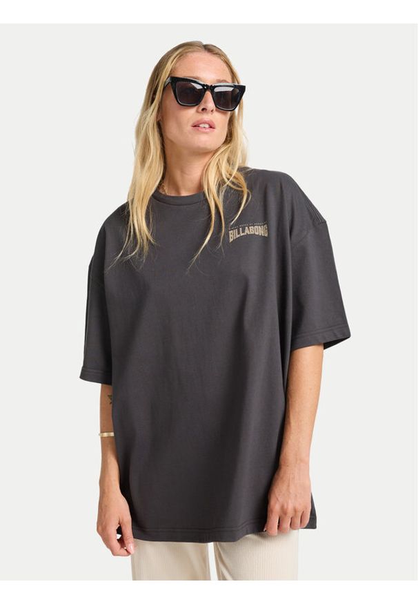 Billabong T-Shirt Paradise Sunkiss EBJZT00505 Szary Loose Fit. Kolor: szary. Materiał: bawełna