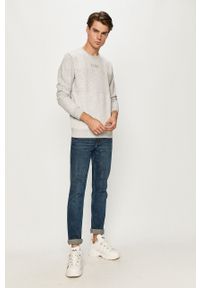 Jack & Jones - Bluza. Okazja: na co dzień. Kolor: szary. Wzór: aplikacja. Styl: casual #4