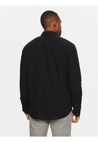 Tom Tailor Denim Koszula 1042551 Czarny Relaxed Fit. Kolor: czarny. Materiał: bawełna #3