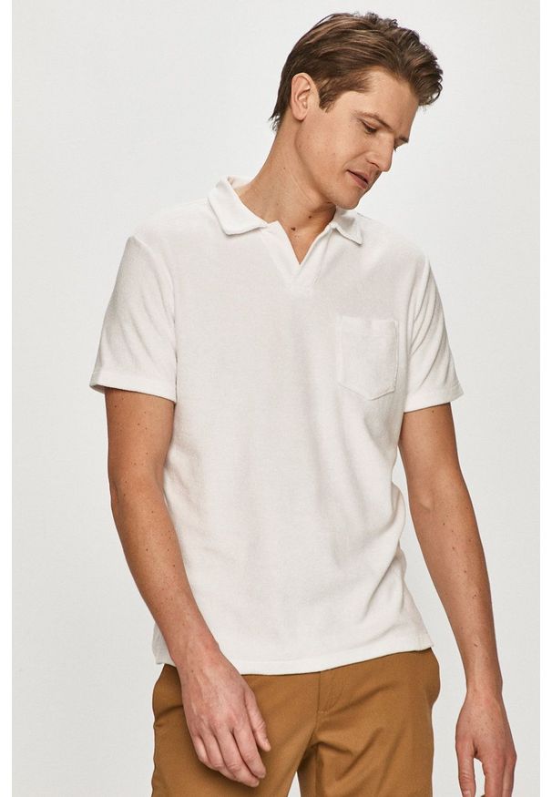 Polo Ralph Lauren - Polo. Okazja: na co dzień. Typ kołnierza: polo. Kolor: biały. Długość: krótkie. Styl: casual