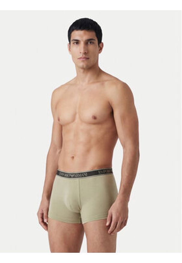 Emporio Armani Underwear Komplet bokserek EM000370 AF20669 M7115 Zielony. Kolor: zielony. Materiał: bawełna
