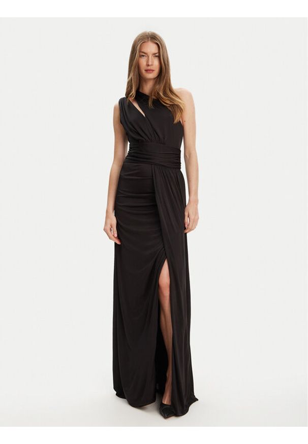 Marciano Guess Sukienka wieczorowa 5YGK05 6334A Czarny Regular Fit. Kolor: czarny. Materiał: wiskoza. Styl: wizytowy