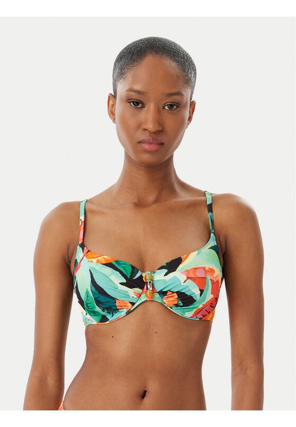SELMARK - Selmark Góra od bikini BN611 Kolorowy. Materiał: syntetyk. Wzór: kolorowy