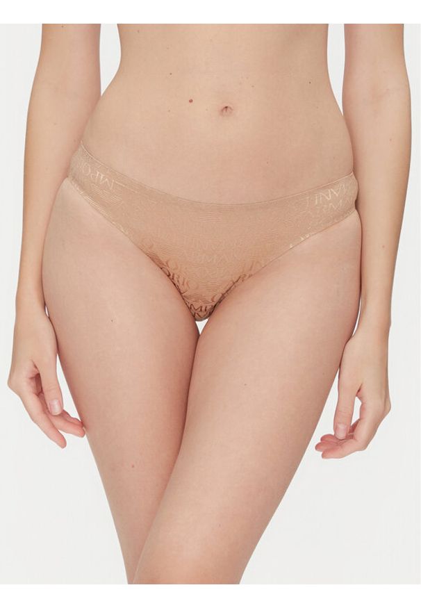 Emporio Armani Underwear Komplet 2 par fig brazylijskich EW000403 AF10880 M6068 Beżowy. Kolor: beżowy. Materiał: syntetyk