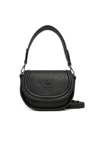 Pepe Jeans Torebka Crisha Code PL0300006 Czarny. Kolor: czarny. Materiał: skórzane