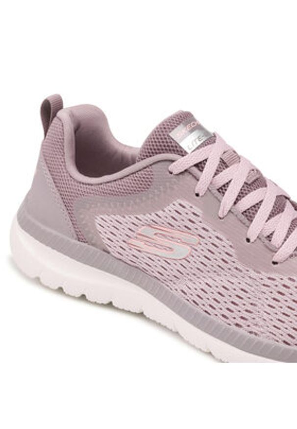 skechers - Skechers Sneakersy Quick Path 12607/LAV Różowy. Kolor: różowy. Materiał: materiał