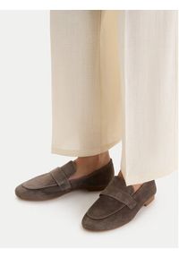 Gino Rossi - GINO ROSSI Lordsy CEO-V1105-55 Szary. Kolor: szary. Materiał: zamsz, skóra #6