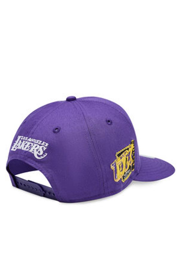 New Era Czapka z daszkiem Nba Patch 950 Lakers 60364261 Fioletowy. Kolor: fioletowy. Materiał: bawełna, materiał