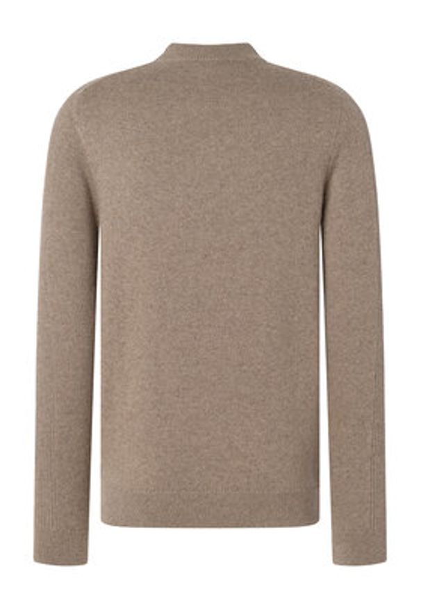 JOOP! Sweter 17 JK-16Luanor 30047357 Beżowy Modern Fit. Kolor: beżowy. Materiał: wiskoza, syntetyk