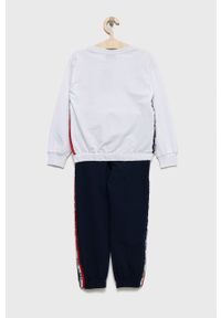 Fila dres dziecięcy kolor biały. Kolor: biały. Materiał: dresówka. Wzór: nadruk #2