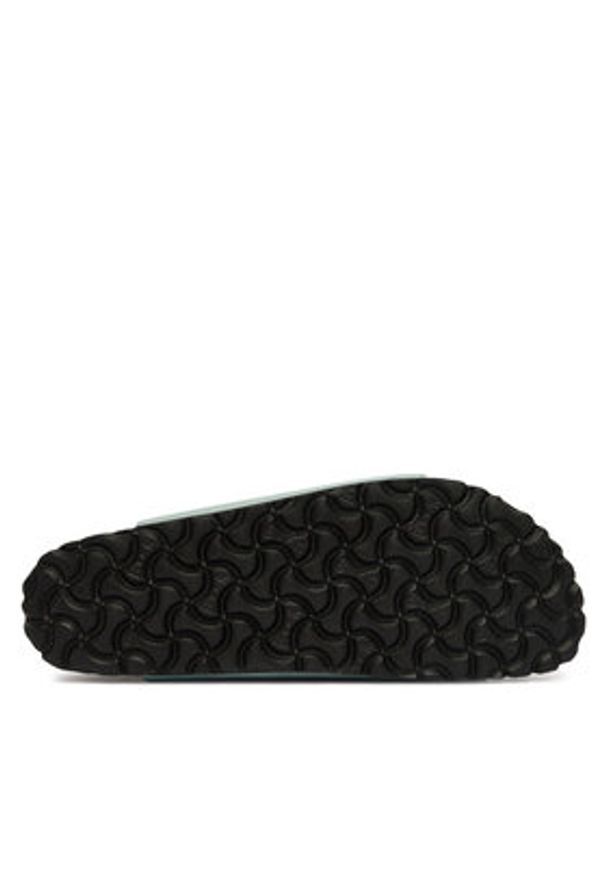 Birkenstock Klapki Florida 1032055 Zielony. Kolor: zielony. Materiał: skóra
