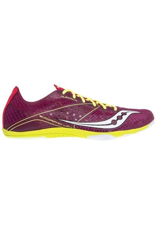 Buty do biegania damskie Saucony Endorphin LD4. Zapięcie: sznurówki. Kolor: czerwony. Materiał: materiał, syntetyk. Szerokość cholewki: normalna
