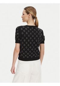 Guess Sweter W5GR05 Z3D60 Czarny Regular Fit. Kolor: czarny. Materiał: wiskoza #5