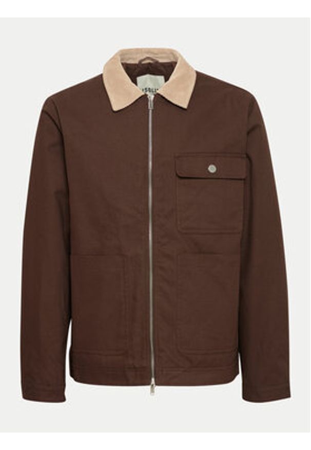 !SOLID - Solid Kurtka przejściowa 21107829 Brązowy Regular Fit. Kolor: brązowy. Materiał: bawełna