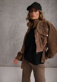 Renee - Czarny T-shirt Basic Oversize z Bawełny Elusis. Okazja: na co dzień. Kolor: czarny. Materiał: bawełna. Styl: casual, elegancki #3