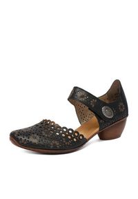 Rieker Półbuty 43753-00 Czarny. Kolor: czarny. Materiał: skóra #6