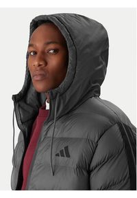 Adidas - adidas Kurtka zimowa Essentials Climawarm 3-Stripes JX7772 Szary Regular Fit. Kolor: szary. Materiał: syntetyk. Sezon: zima #4