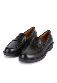 Geox Loafersy D Spherica Ec1 B D65DKB 00043 C9997 Czarny. Kolor: czarny. Materiał: skóra #5