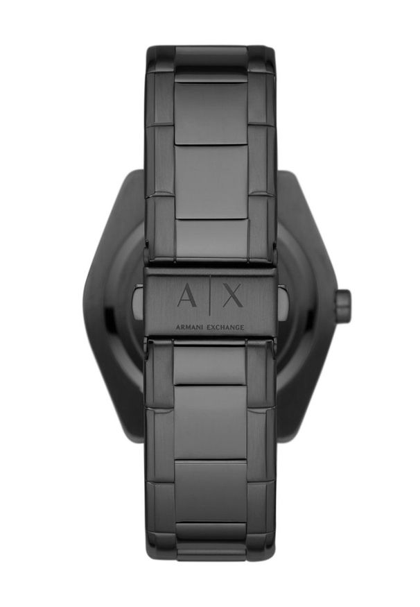 Armani Exchange Zegarek męski kolor czarny. Kolor: czarny. Materiał: materiał