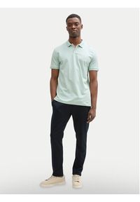Tom Tailor Denim Polo 1045587 Zielony Regular Fit. Typ kołnierza: polo. Kolor: zielony. Materiał: bawełna