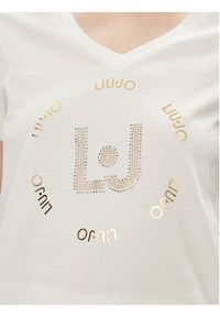 Liu Jo T-Shirt TA4137 J6040 Biały Regular Fit. Kolor: biały. Materiał: bawełna