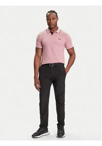 BOSS Polo Paul 50506193 Różowy Slim Fit. Typ kołnierza: polo. Kolor: różowy. Materiał: bawełna #4
