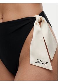 Karl Lagerfeld - KARL LAGERFELD Dół od bikini B2W46028 Czarny. Kolor: czarny. Materiał: syntetyk #3