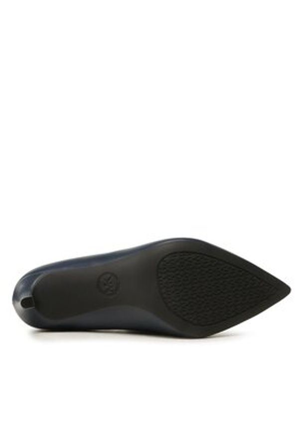 MICHAEL Michael Kors Szpilki Slina Flex Pump 40F2HNMP2L Granatowy. Kolor: niebieski. Materiał: skóra. Obcas: na szpilce