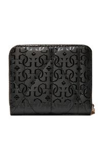 Guess Mały Portfel Damski Aldina Slg SWGG96 63137 Czarny. Kolor: czarny. Materiał: skóra