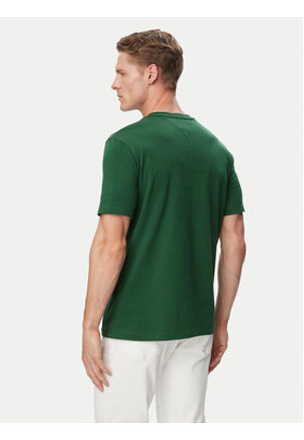TOMMY HILFIGER - Tommy Hilfiger T-Shirt Ess Seasonal MW0MW39995 Zielony ciemny Regular Fit. Kolor: zielony. Materiał: bawełna