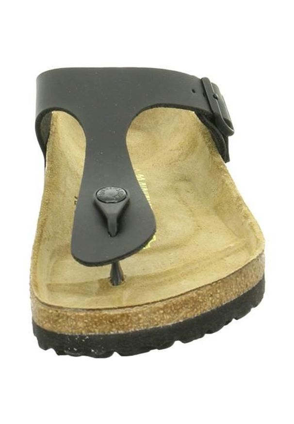 Japonki damskie Birkenstock 043691. Kolor: czarny. Materiał: syntetyk, tkanina, materiał