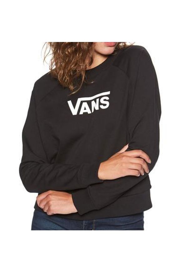 Bluza Vans Flying V Boxy Czarna. Kolor: czarny. Materiał: bawełna. Wzór: nadruk. Sport: skateboard