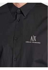 Armani Exchange Koszula 8NZCP2 ZNBJZ 1200 Czarny Regular Fit. Kolor: czarny. Materiał: bawełna #4