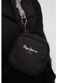 Pepe Jeans plecak LONDON BACKPACK kolor czarny duży z nadrukiem. Kolor: czarny. Wzór: nadruk #6