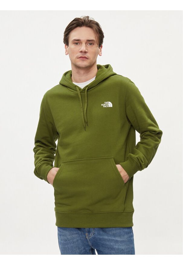 The North Face Bluza Simple Dome NF0A7X1J Zielony Regular Fit. Kolor: zielony. Materiał: bawełna