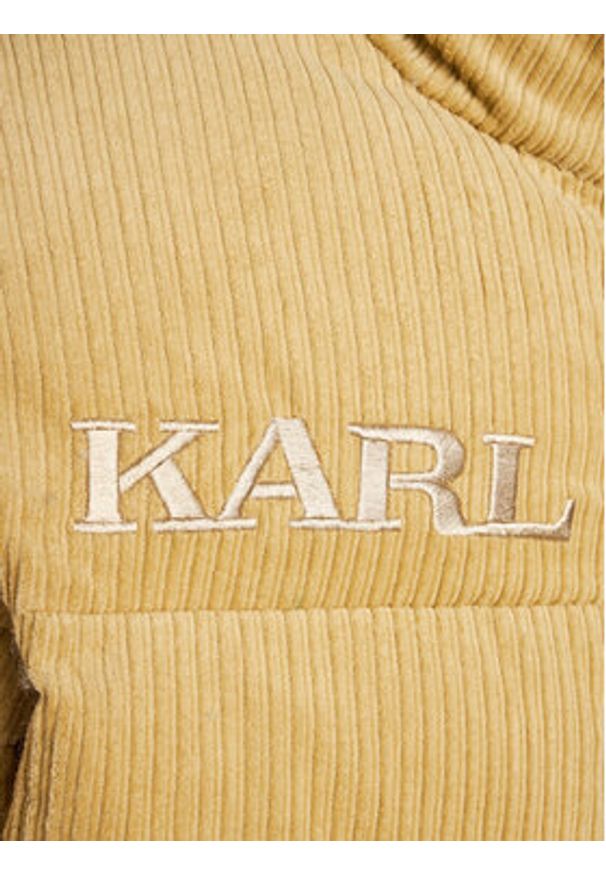 Karl Kani Kurtka zimowa Retro Corduroy 6076015 Beżowy Regular Fit. Kolor: beżowy. Materiał: bawełna. Sezon: zima. Styl: retro