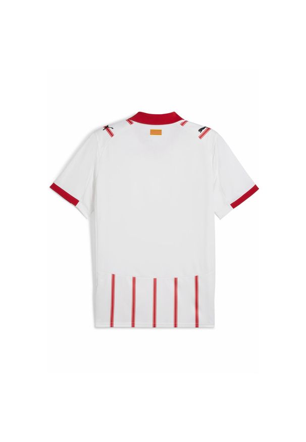 Puma - Męska koszulka domowa Girona FC 25/26 PUMA White Red. Kolor: biały, czerwony, wielokolorowy. Sezon: lato